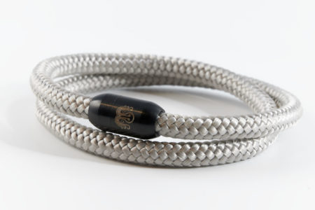 Bracelet 6mm Double inverse Gris FN
