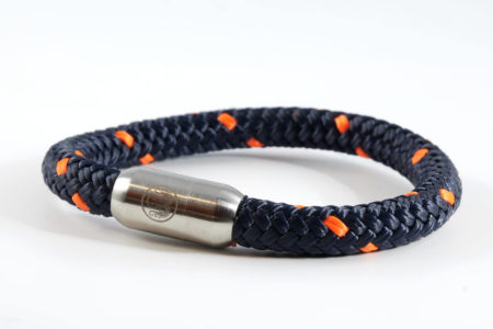 Bracelet-8mm Marine:orange FI